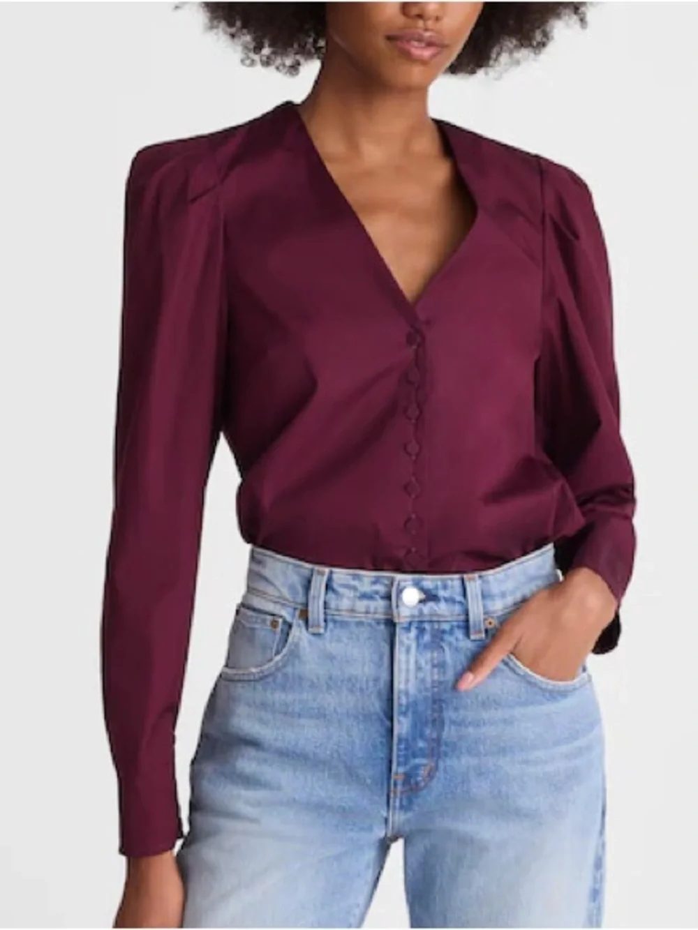 MADEWELL BUTTON UP BLOUSE